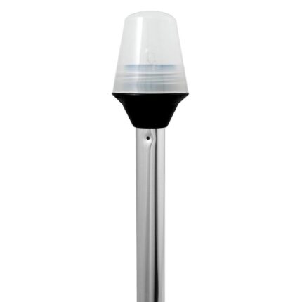 Attwood 5110-42-7 frosted globe all-round pole light close-up